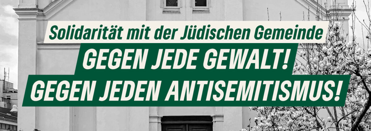 Solidarität mit der Jüdischen Gemeinde