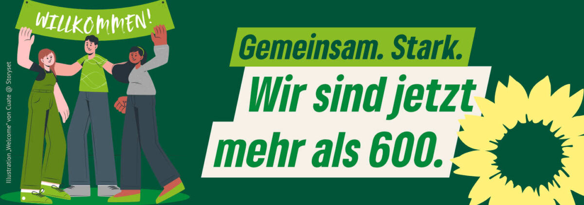 Grün wächst: Unsere Mitgliederzahl erreicht Rekordhoch