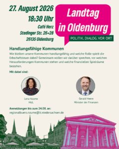 Landtag in Oldenburg: Gerald Heere, Finanzpolitik